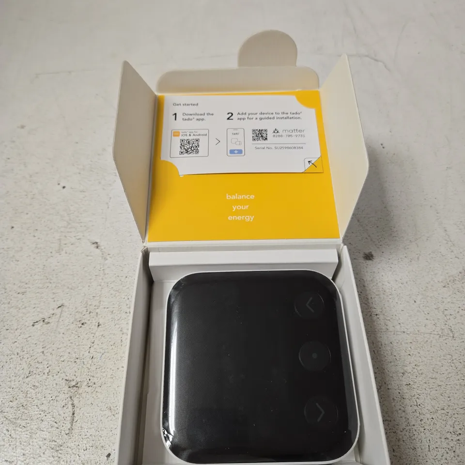 TADO WIRELESS SMART THERMOSTAT STARTER KIT – BOXED