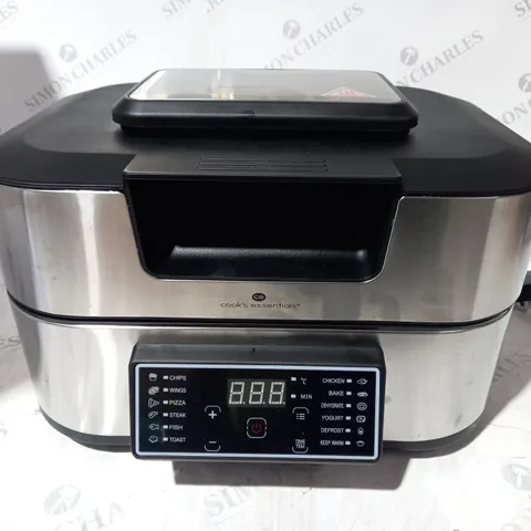 BOXED COOK'S ESSENTIALS GRILL & AIRFRYER 5.5L