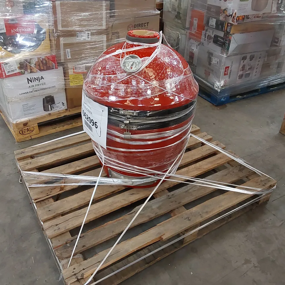 KAMADO JOE KJ23RHC CLASSIC II SMOKER BBQ, OUTDOOR CHARCOAL BARBECUE GRILL - UNPROCESSED RAW RETURNS