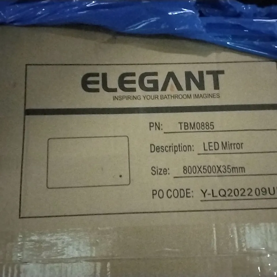 PALLET OF ASSORTED ITEMS INCLUDING ELEGANT LED MIRROR, MOVTOTOP TRAMPOLINE, TIMBER RIDGE CAMPING WAGON