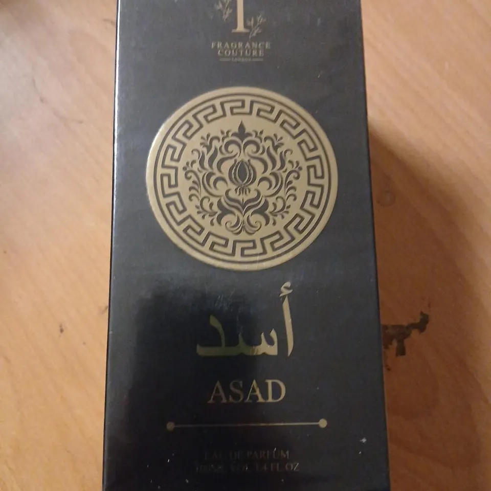 BOXED AND SEALED FRAGRANCE COUTURE ASAD EAU DE PARFUM 100ML