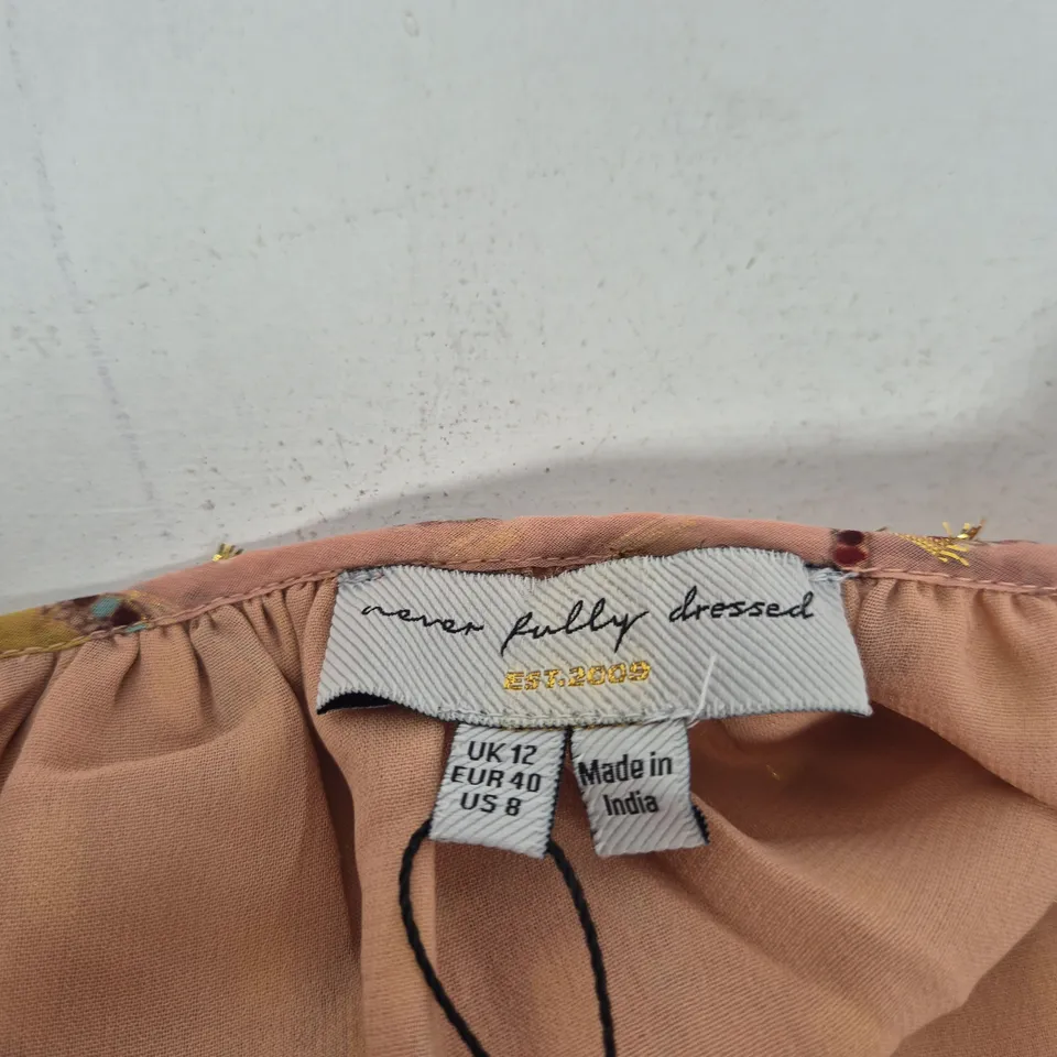 UK 12 NEVER FULLY DRESSED DRESS – MADE IN INDIA (EU 40 / US 8)