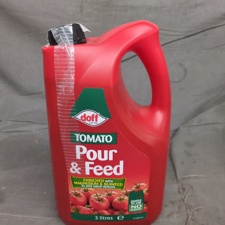 DOFF TOMATO POUR & FEED 3 LITRES GARDEN PLANT FEED