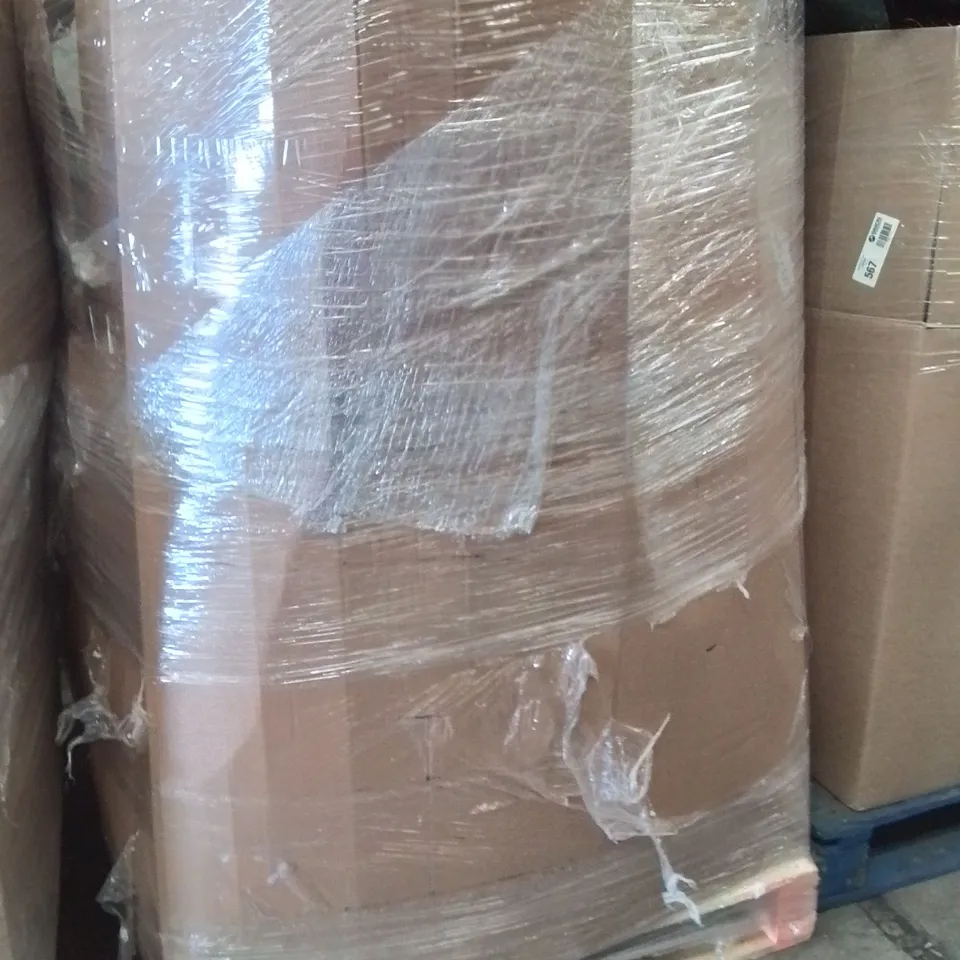PALLET OF ASSORTED HOUSEHOLD GOODS AND PRODUCTS TO INCLUDE;FLOWER BASKETS,HEATED CLOTHES AIRER,HOT CHOCOLATE FROTHER 