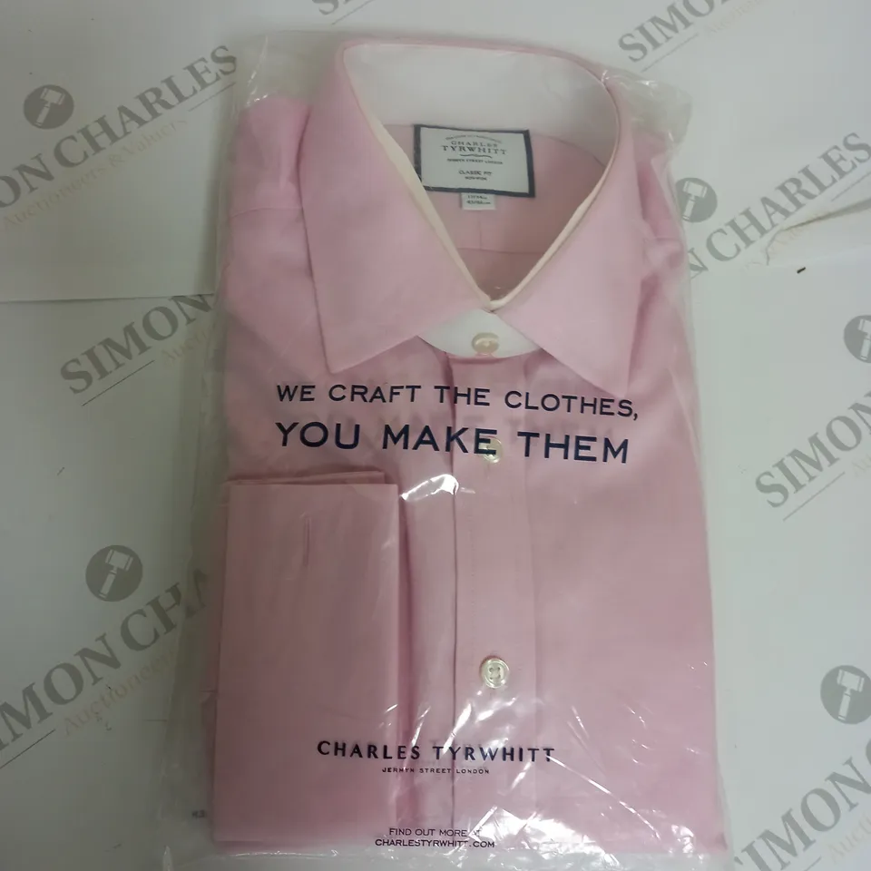 BAGGED CHARLES TYRWHITT CLASSIC FIT SHIRT SIZE 17/34"