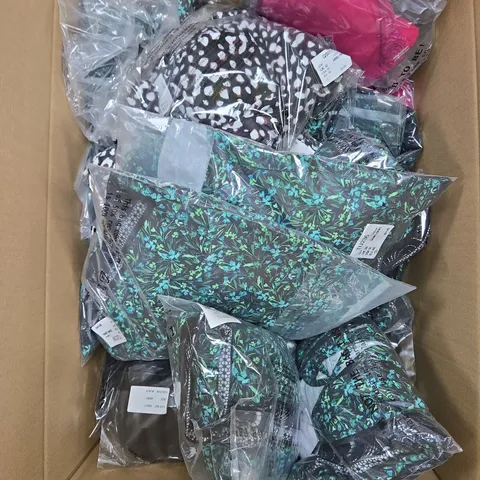 APPROXIMATELY 20 ASSORTED CLOTHING PRODUCTS IN VARIOUS STYLES & SIZES