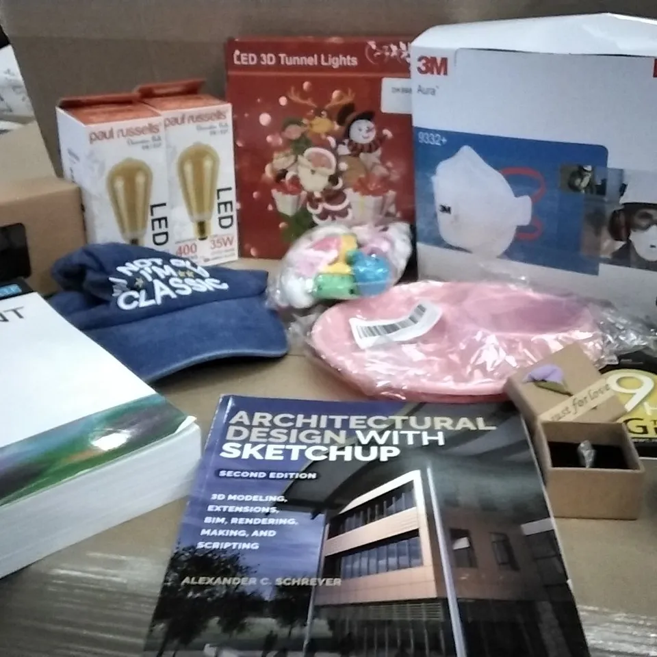 PALLET OF APPROXIMATELY SIX BOXES OF ASSORTED HOUSEHOLD AND ELECTRICAL PRODUCTS TO INCLUDE;