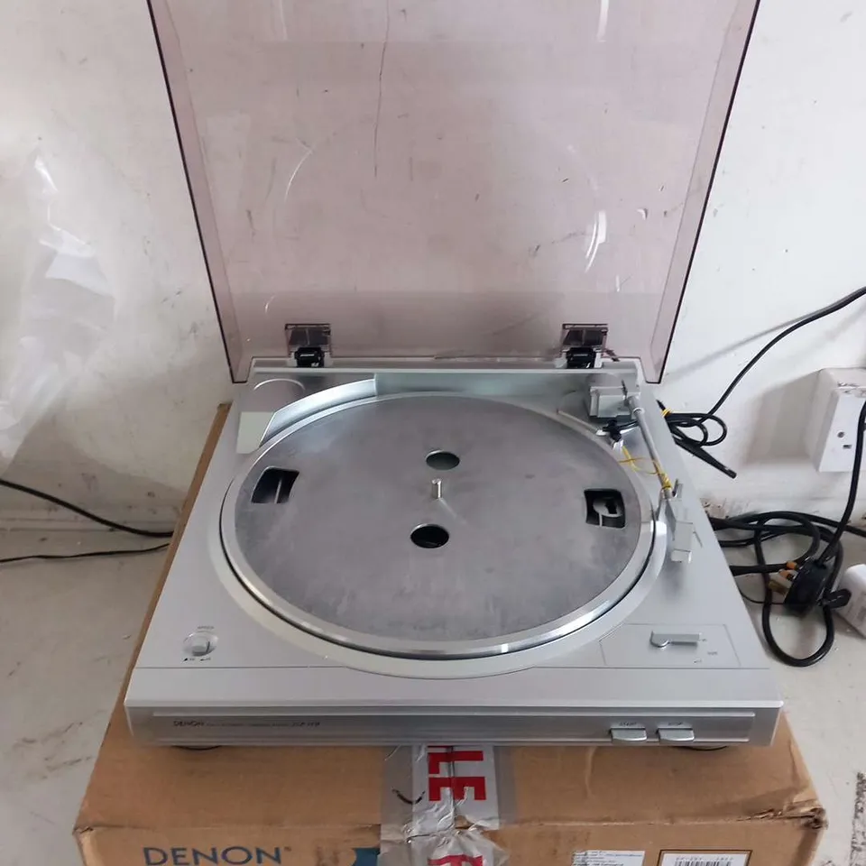 DENON DP29F SILVER FULLY AUTOMATIC  TURNTABLE