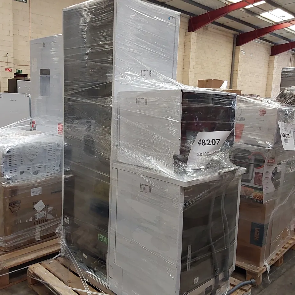 PALLET OF THREE ASSORTED UNPROCESSED WHITE GOODS TO INCLUDE;