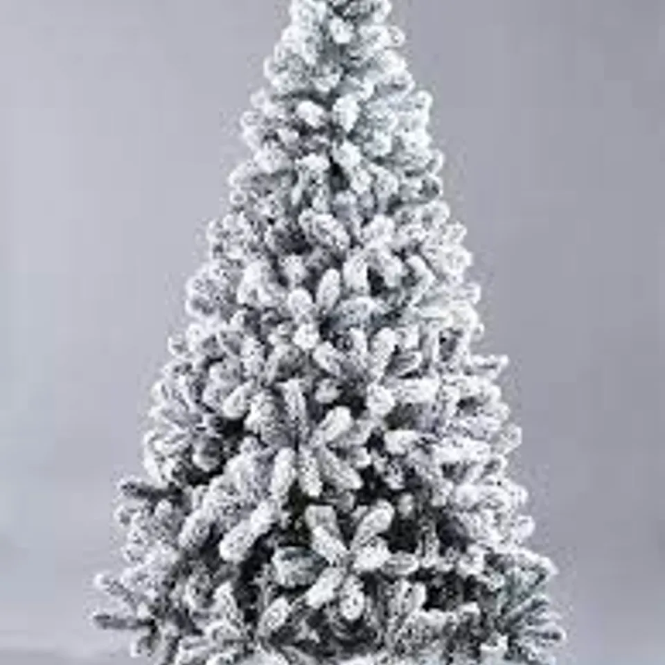 BOXED GRADE 1 FLOCKED 6' EMPEROR TREE RRP £109.99