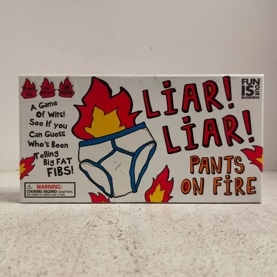 LIAR! LIAR! PANTS ON FIRE – PARTY GAME