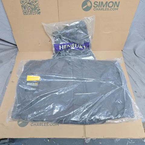 LARGE QUANTITY OF ASSORTED ITEMS TO INCLUDE KNITTED JUMPERS, REGATTA COATS ALL IN VARIOUS SIZES - COLLECTION ONLY