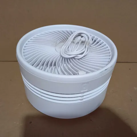 BELL & HOWELL OSCILLATING ADJUSTABLE FOLDING RECHARGEABLE STAND FAN