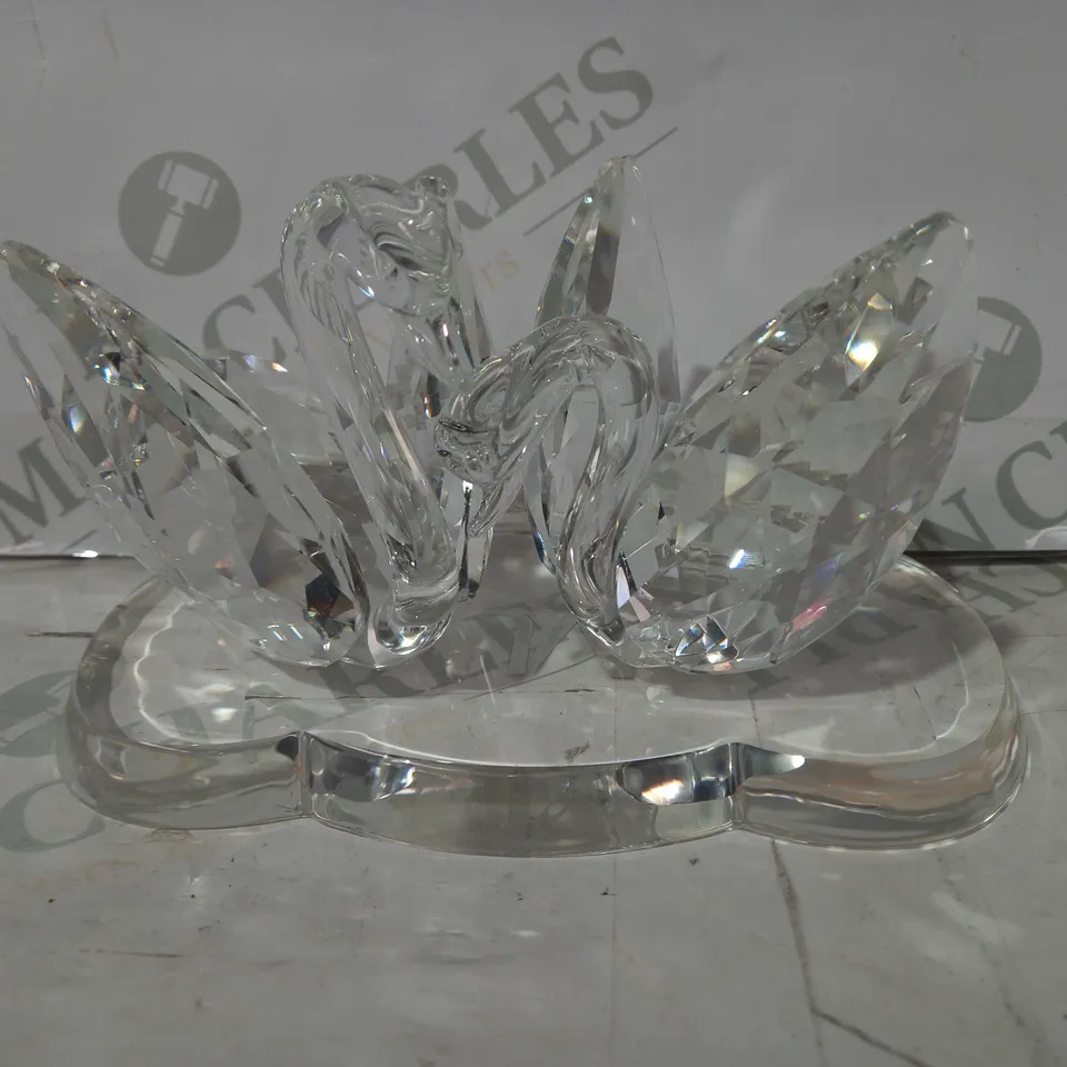 JULIEN MACDONALD CRYSTAL SWAN PAIR