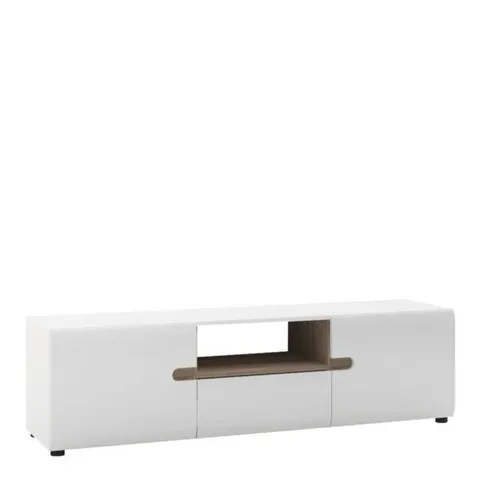 BOXED DECORATE BLISS TV UNIT - WHITE (1BOX)