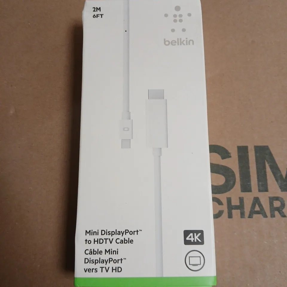 5 X BELKIN MINI DISPLAY PORT TO HDMI CABLES - 2M