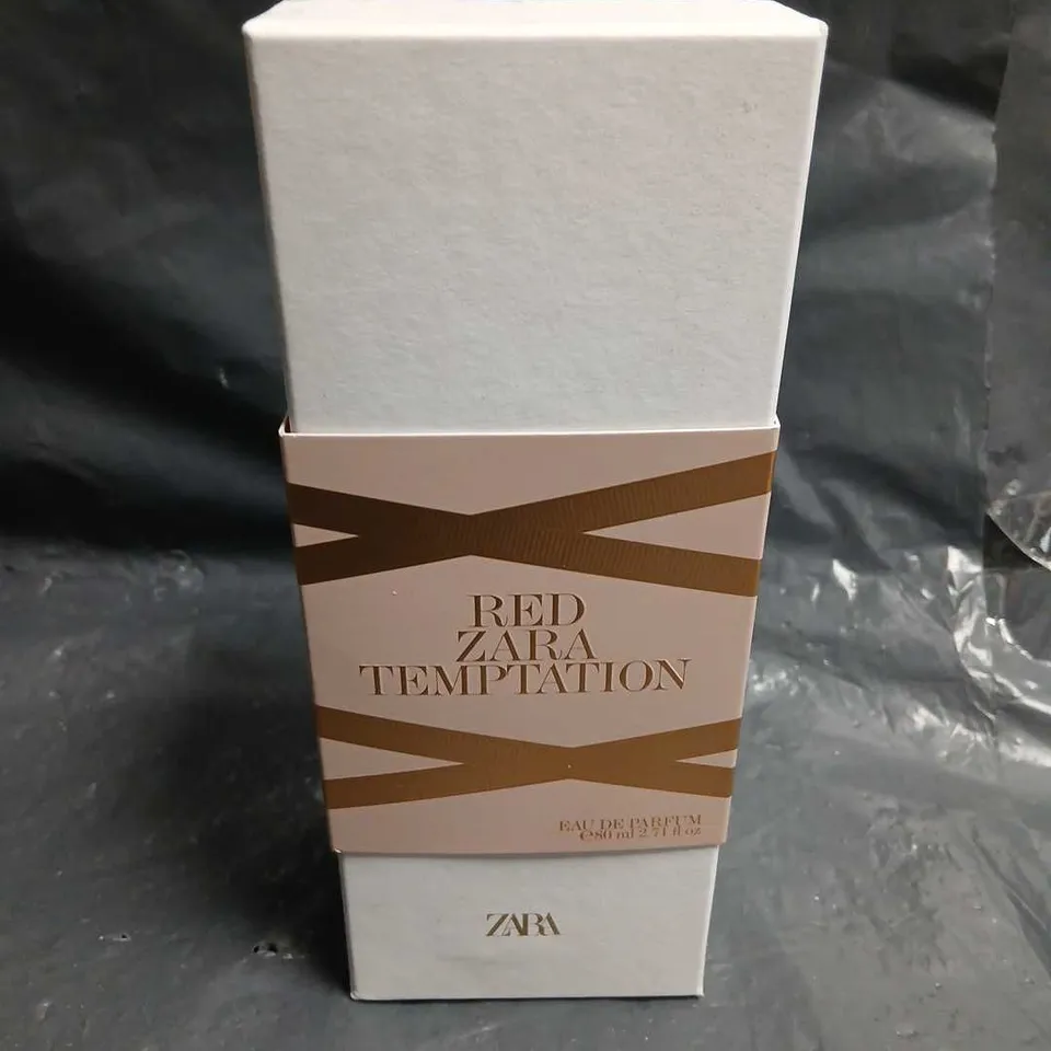 BOXED RED ZARA TEMPTATION EAU DE PARFUM 80ML