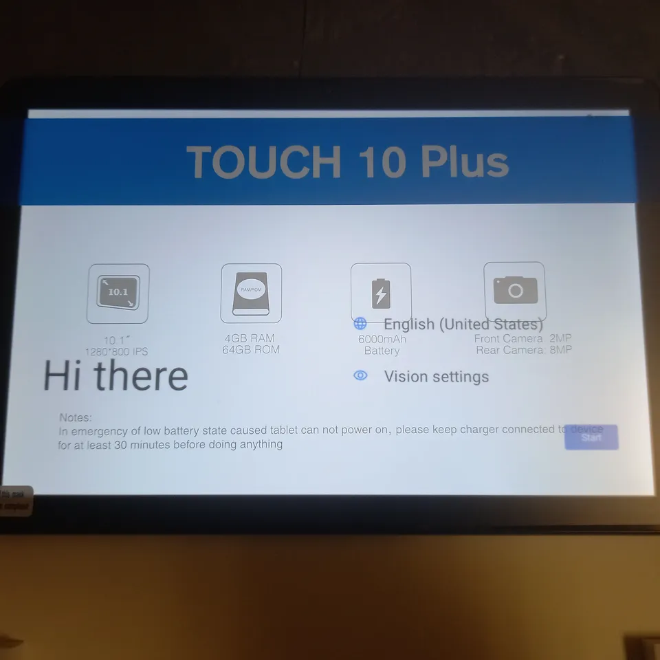 BOXED TOUCH 10 PLUS 10.1" ANDROID TABLET