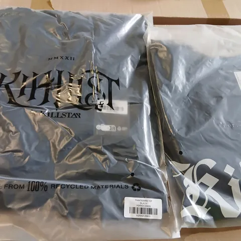 APPROXIMATELY 42 BRAND NEW KILLSTAR CLOTHING ITEMS TO INCLUDE; FATAL ATTRACTION BODYSUIT AND PHANTASMIRA TOP