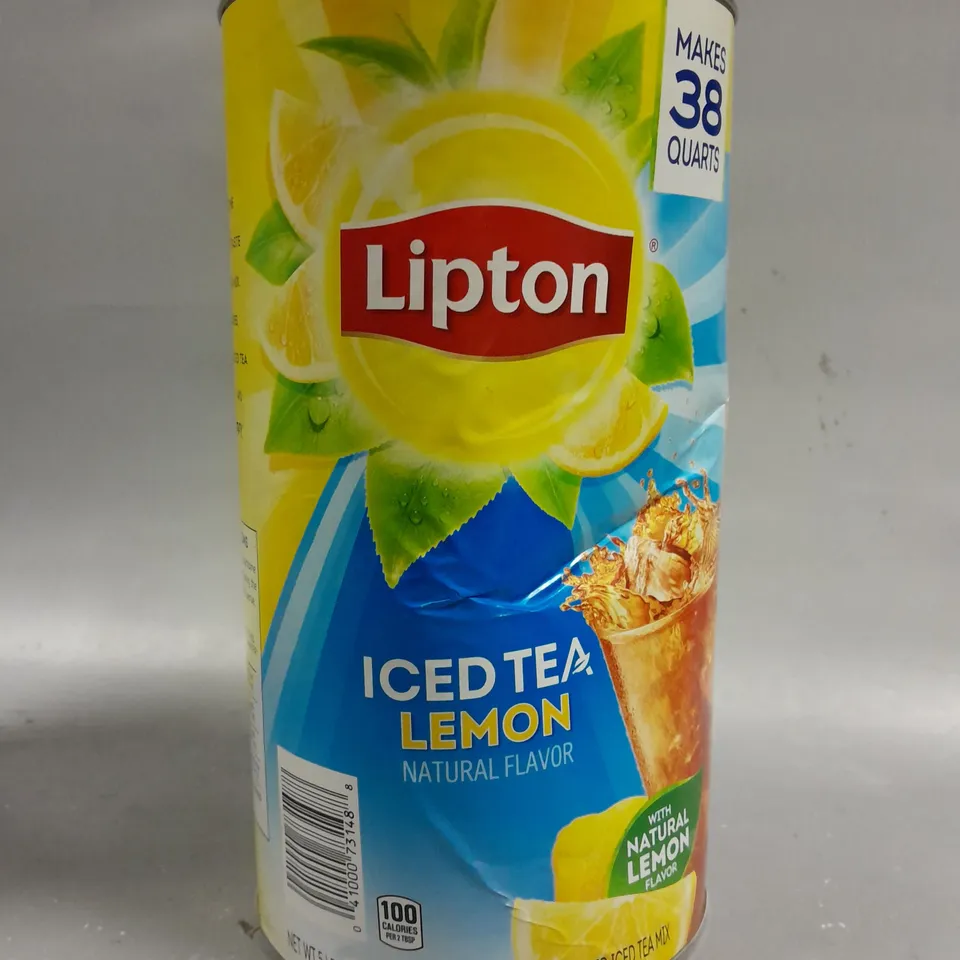 SEALED LIPTON SWEETENED ICED TEA MIX - LEMON - 2.5KG