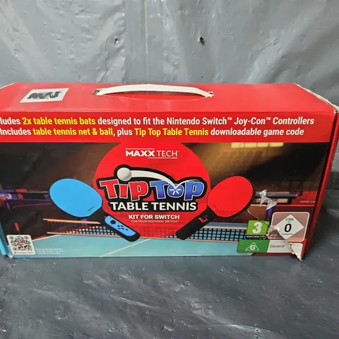 BOXED MAXX TECH TIP TOP TABLE TENNIS KIT FOR SWITCH