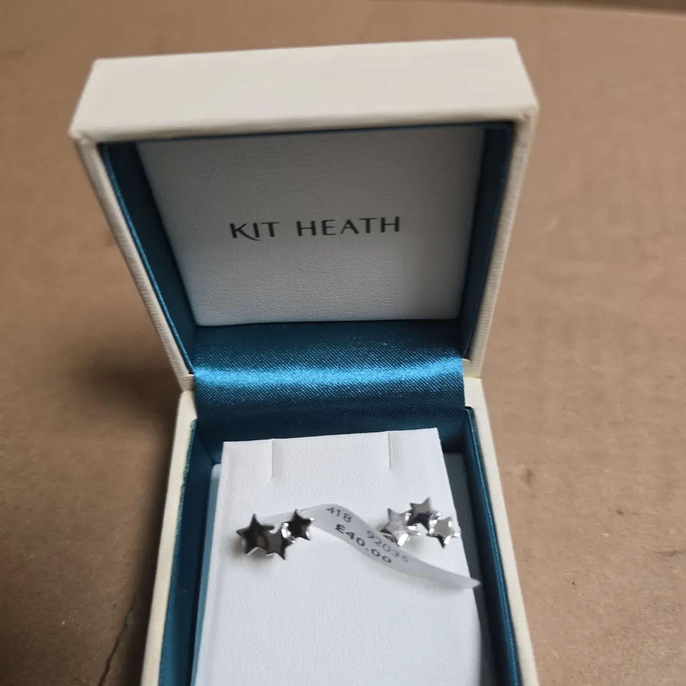KIT HEATH STAR STUD EARRINGS – SILVER