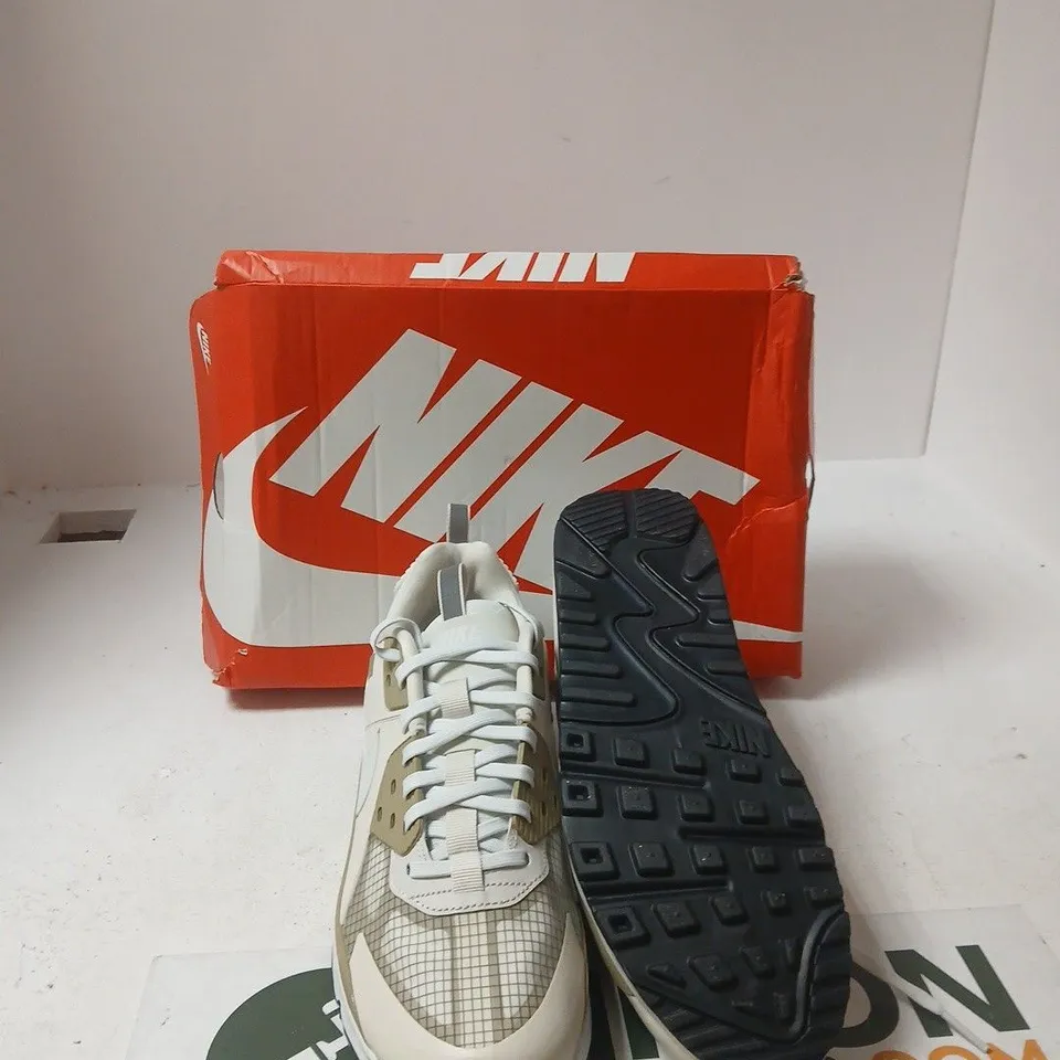  NIKE AIR MAX 90 DRIFT SNEAKERS – LIGHT BONE/OFF WHITE - UK 10.5