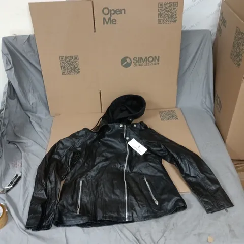 VALISSIÈRE LEATHER JACKET – WOMEN'S, UK SIZE L 