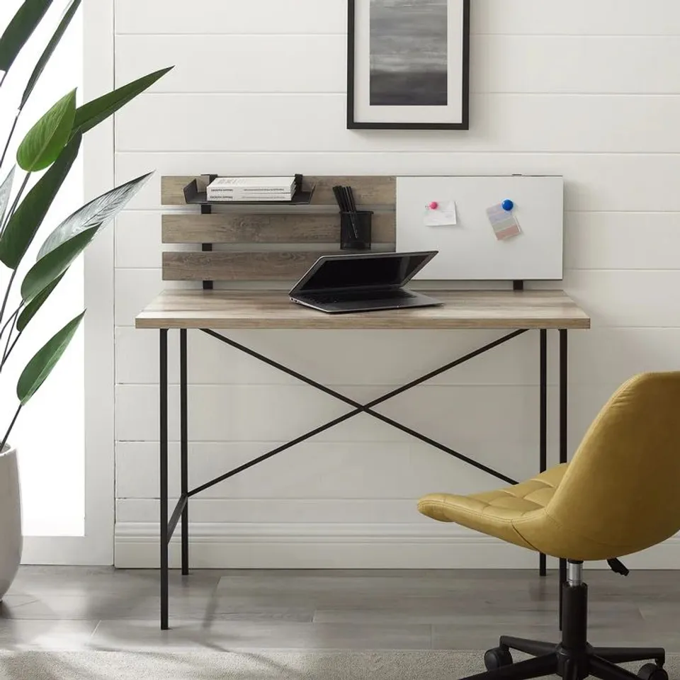 DOUGLAS FORGE DESK IN GREY WASH