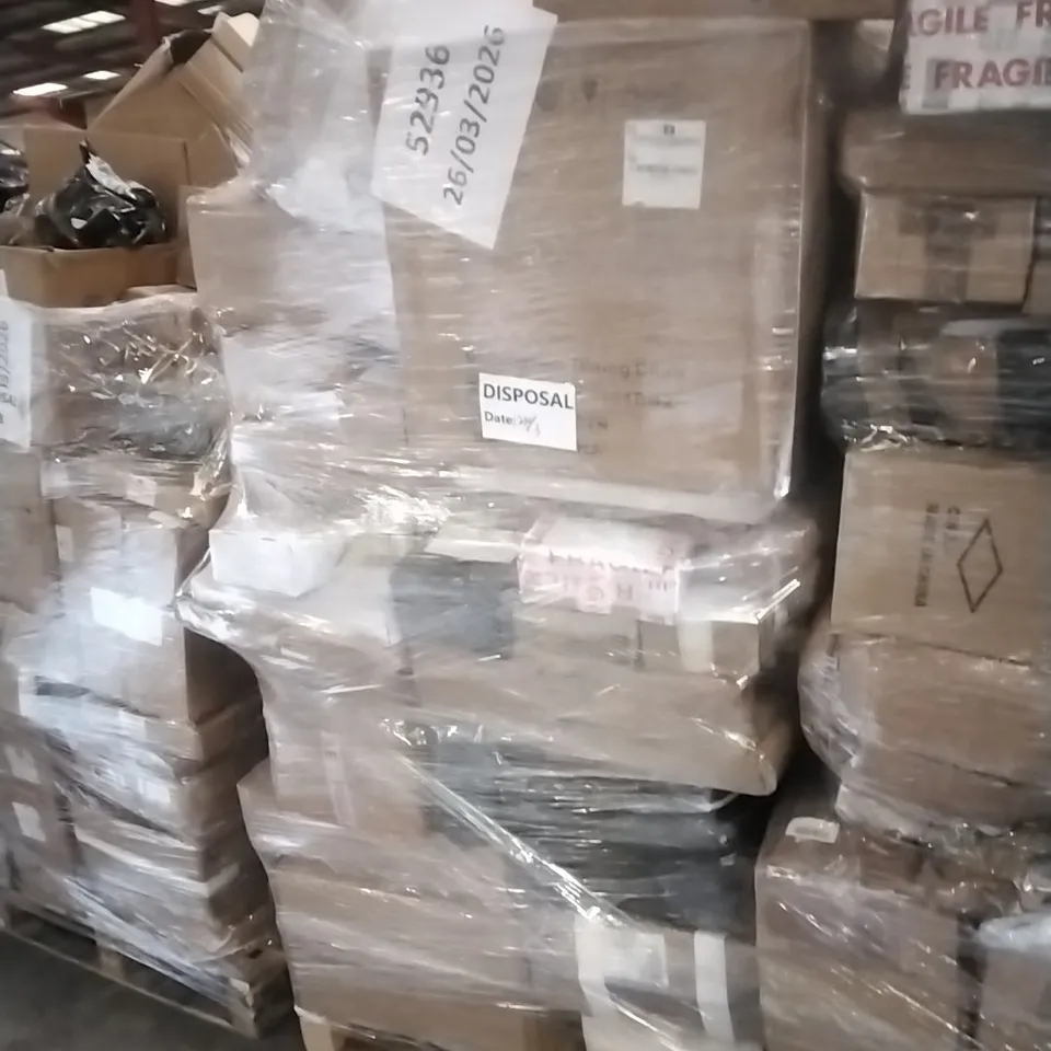 PALLET CONTAINING ASSORTED PRODUCTS INCLUDING DINING CHAIR, UNDER BED STORAGE CONTAINERS & DOUBLE RETRACTABLE WASHING LINES