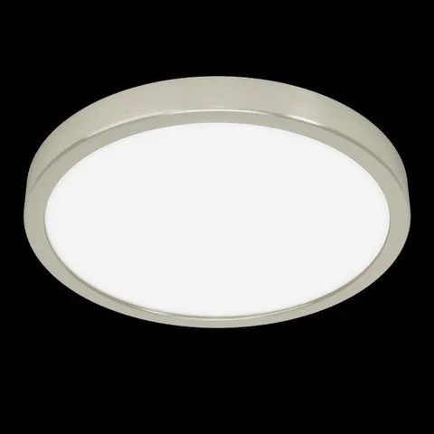 BOXED EGLO FUEVA 6 SURFACE-MOUNTED LIGHT STEEL SATIN NICKEL/PLASTIC WHITE