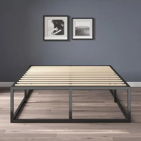 BOXED DEKKER METAL BED FRAME IN BLACK - 1 BOX