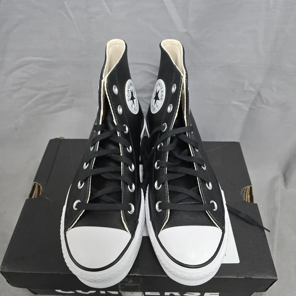 CONVERSE CHUCK TAYLOR ALL STAR HIGH-TOP SNEAKERS – BLACK - UK SIZS 6 - WOMENS