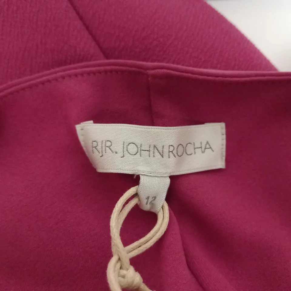 JOHN ROCHA PINK DRESS WITH TIES - SIZE 12
