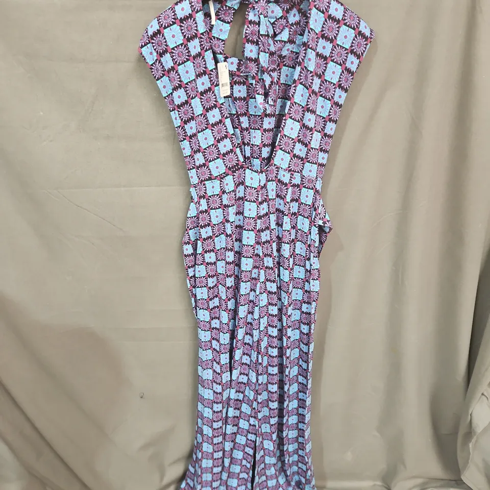 FREE PEOPLE VIBE CHECK ONE PIECE IN PURPLE/BLUE MULTI - XS