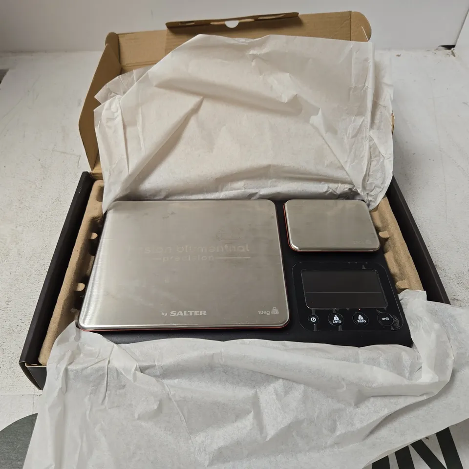 HESTON BLUMENTHAL DUAL PLATFORM PRECISION SCALE SALTER