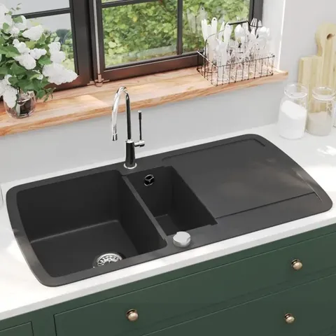 BOXED VERENA 1.5 BOWL INSET KITCHEN SINK (1 BOX)