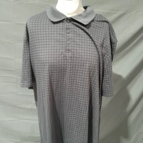 SLAZENGER SIAZ CHECK POLO SHIRT - 2XL