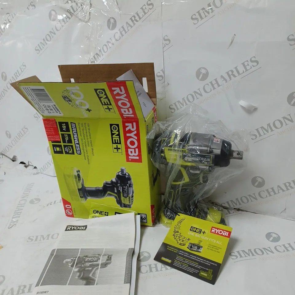 RYOBI R18IW7-0 18V ONE+ CORDLESS BRUSHLESS 3-SPEED IMPACT WRENCH (BARE TOOL) RRP £164.99