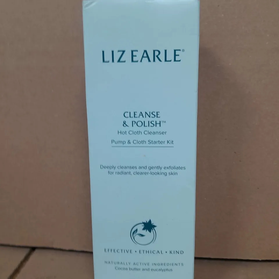 BOXED LIZ EARL CLEANSE & POLISH HOT CLOTH CLEANSER 100ML