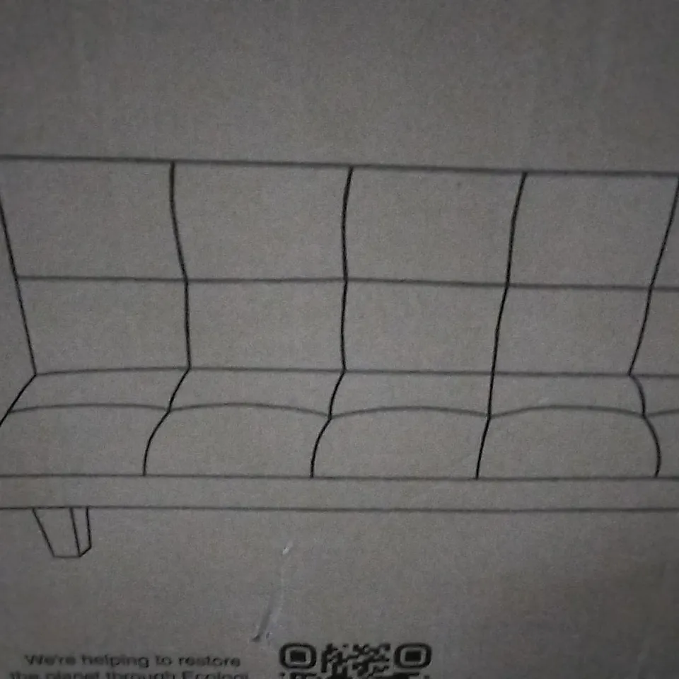 BOXED CARMELINA 3 SEATER CLIC CLAC SOFABED -BLACK