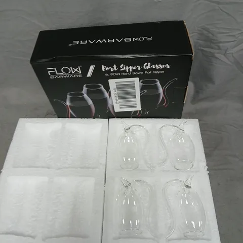 FLOW BARWARE PORT SIPPER GLASSES 