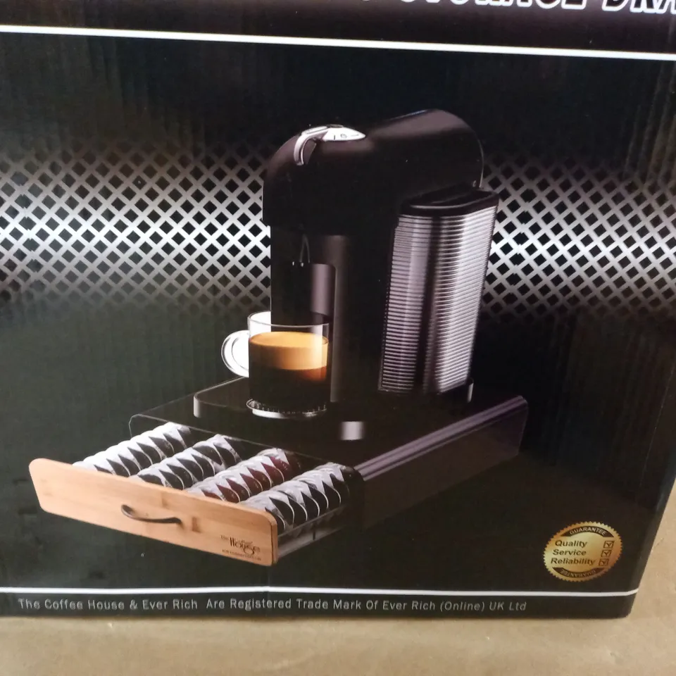 BOXED TASSIMO COFFEE CAPSULES STORAGE DRAWERS