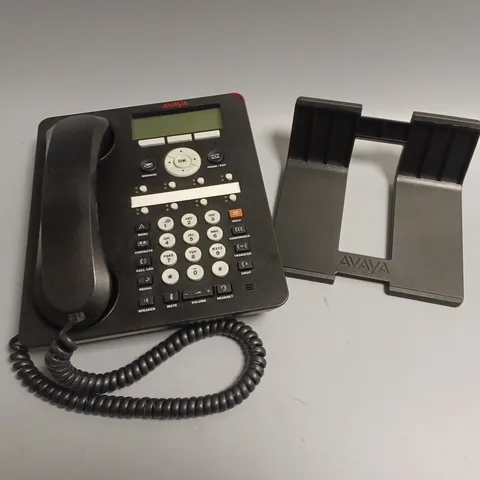 5 X AVAYA 1608-I BLK OFFICE TELEPHONES IN BLACK