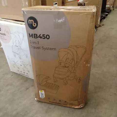 BOXED MYBABIIE MB450 TRAVEL SYSTEM 