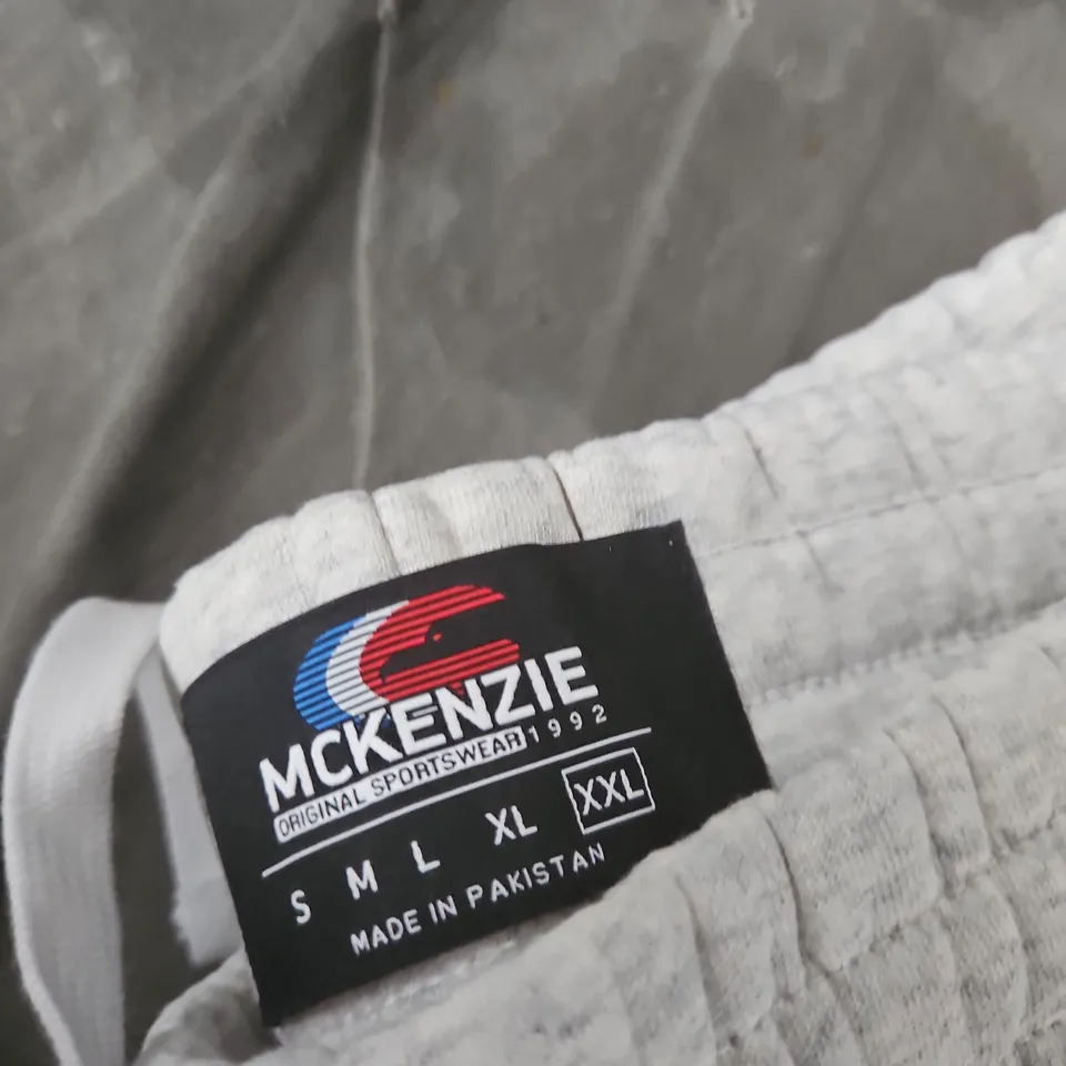 MCKENZIE ZIP HOODIE AND JOGGING BOTTOMS – GREY MARL, MADE IN PAKISTAN, UK SIZES XXL
