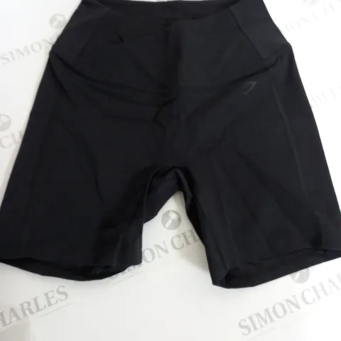 GYMSHARK CROSS SHORTS BLACK SIZE SMALL