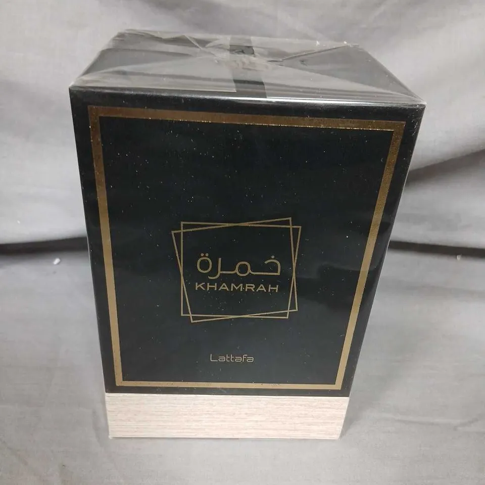 BOXED KHAMRAH LATTAFA EAU DE PARFUM 100ML