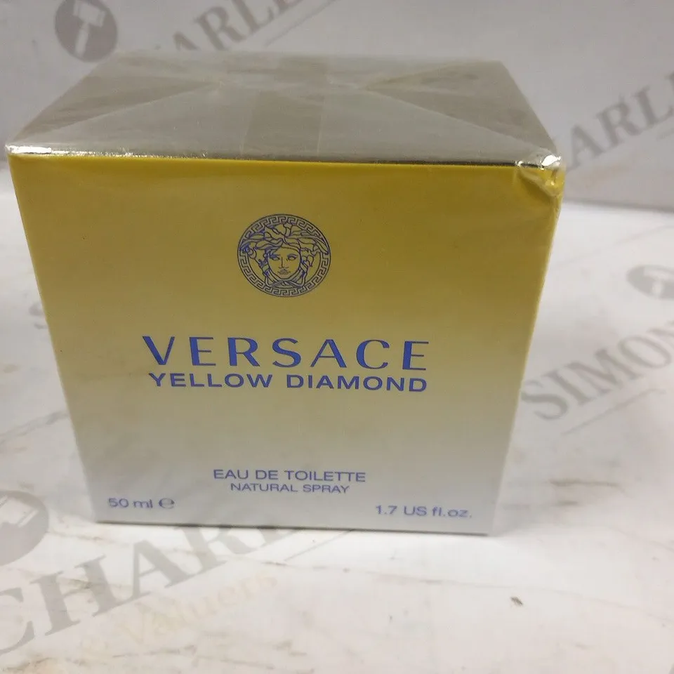 BOXED AND SEALED VERSACE YELLOW DIAMOND EAU DE TOILETTE 50ML