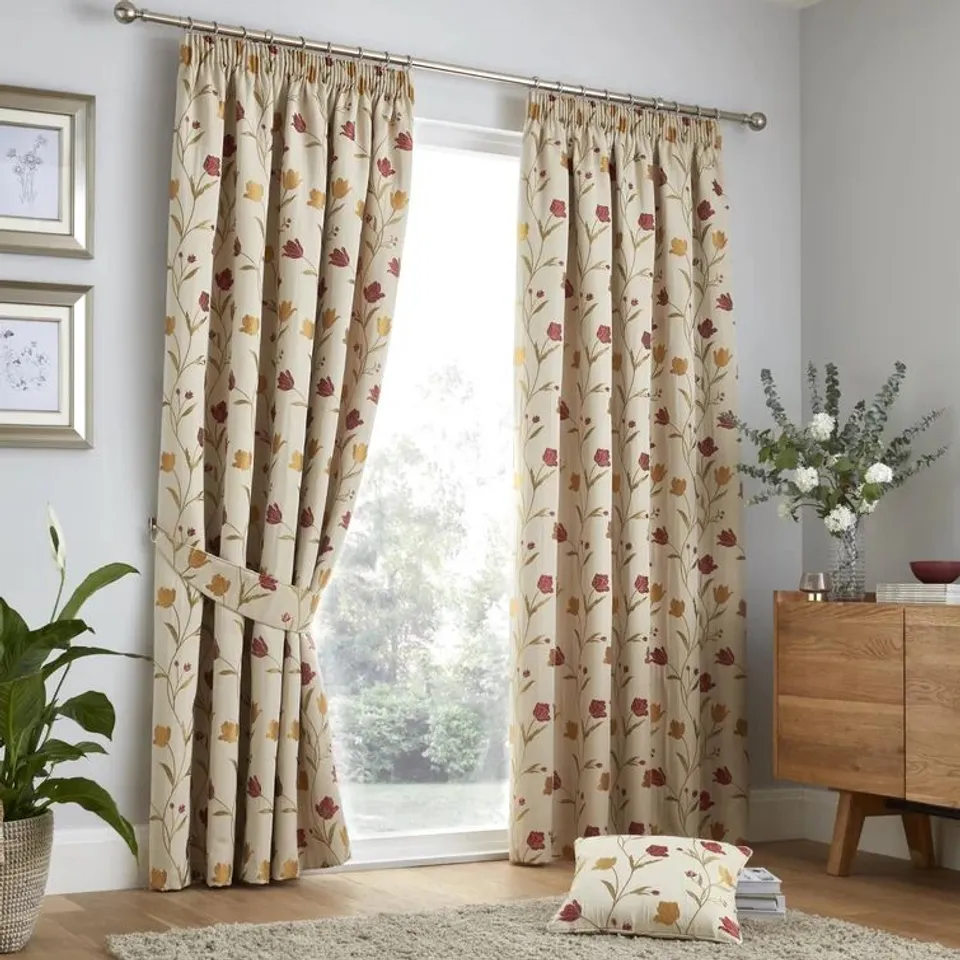 SANTAQUIN POLYESTERVROOM DARKENING CURTAINS 46" × 54"